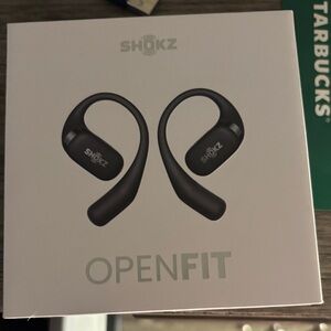 Shokz OpenFit On-Ear Headphones - Black